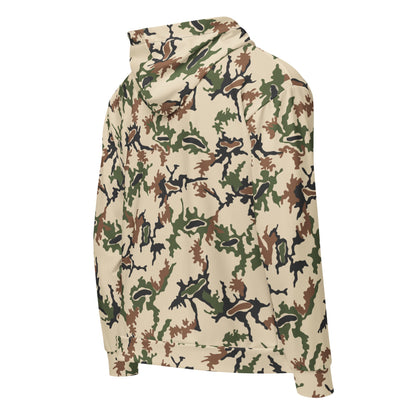 Egyptian Scrambled Eggs Desert CAMO Unisex Zip Hoodie