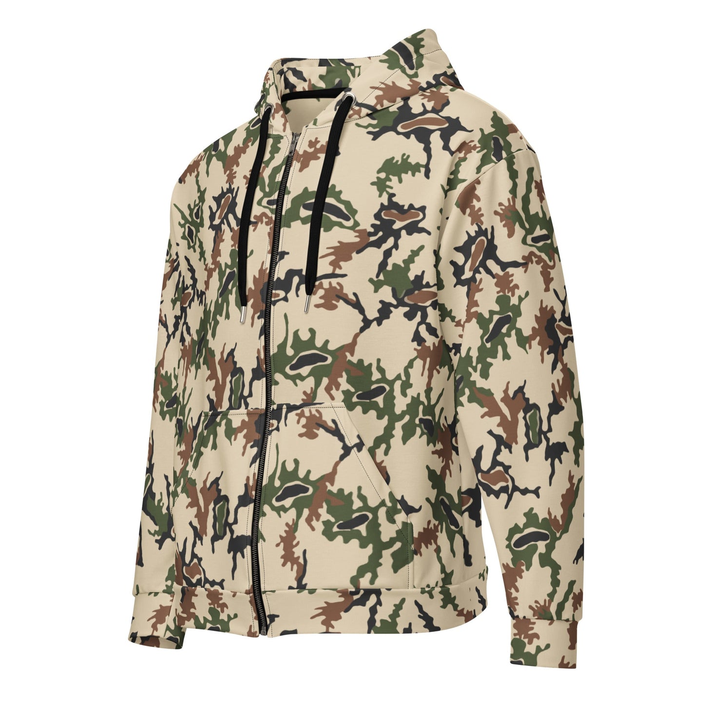 Egyptian Scrambled Eggs Desert CAMO Unisex Zip Hoodie