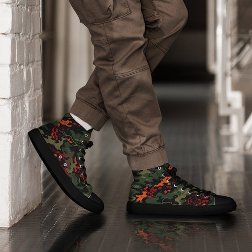 Emberborne Rescue Vanguard CAMO Mens High-Top Canvas Shoes - 5