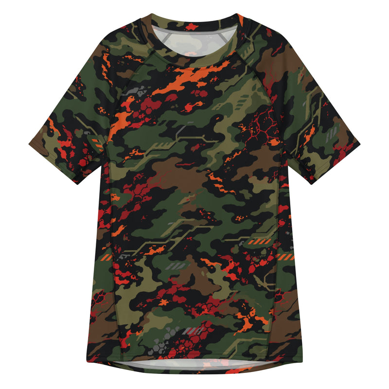 Emberborne Rescue Vanguard CAMO Mens Short-Sleeve Rash Guard - 2XS - SS