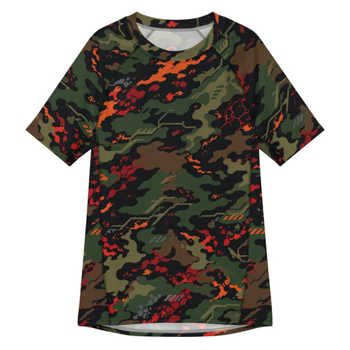 Emberborne Rescue Vanguard CAMO Mens Short-Sleeve Rash Guard - 2XS - SS