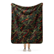 Emberborne Rescue Vanguard CAMO Sherpa Blanket - 50″×60″