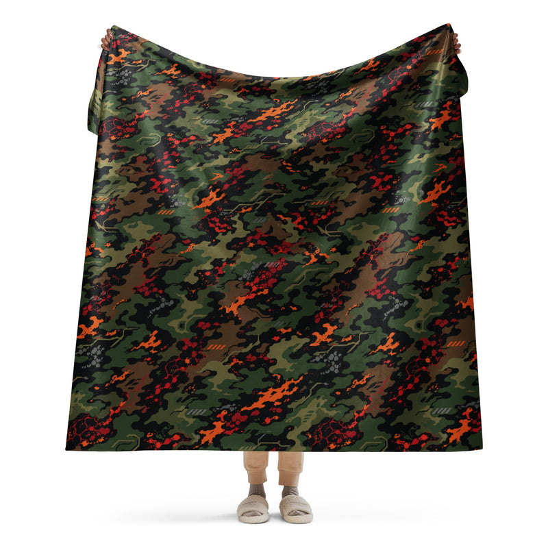 Emberborne Rescue Vanguard CAMO Sherpa Blanket - 60″×80″