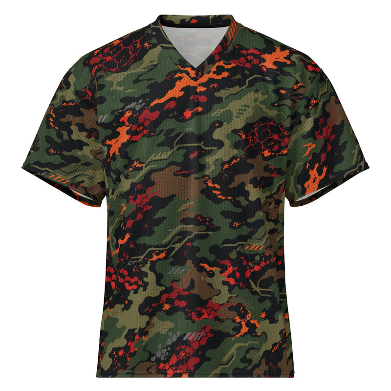 Emberborne Rescue Vanguard CAMO Unisex American Football Jersey - 2XS