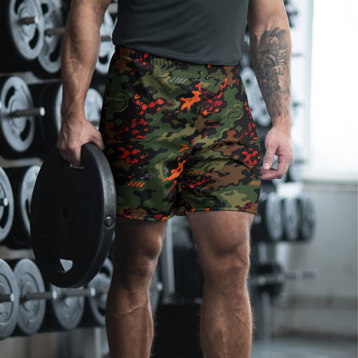 Emberborne Rescue Vanguard CAMO Unisex Athletic Long Shorts - 2XS
