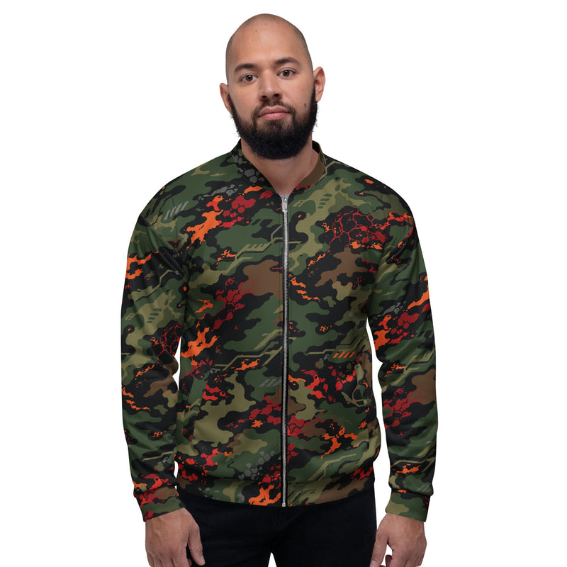 Emberborne Rescue Vanguard CAMO Unisex Bomber Jacket