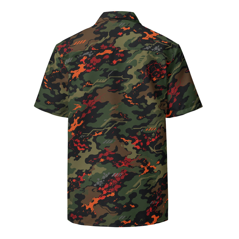 Emberborne Rescue Vanguard CAMO Unisex Short-Sleeve Button Shirt - Button-Up