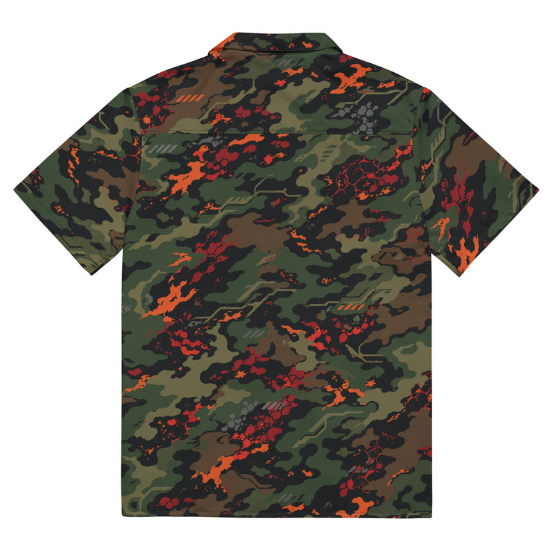 Emberborne Rescue Vanguard CAMO Unisex Short-Sleeve Button Shirt - Button-Up