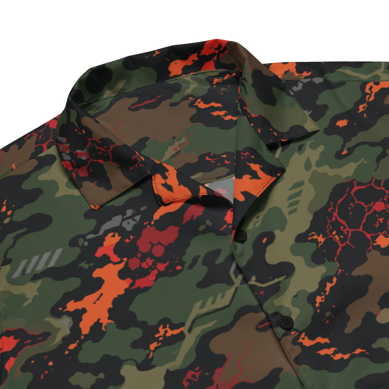 Emberborne Rescue Vanguard CAMO Unisex Short-Sleeve Button Shirt - Button-Up