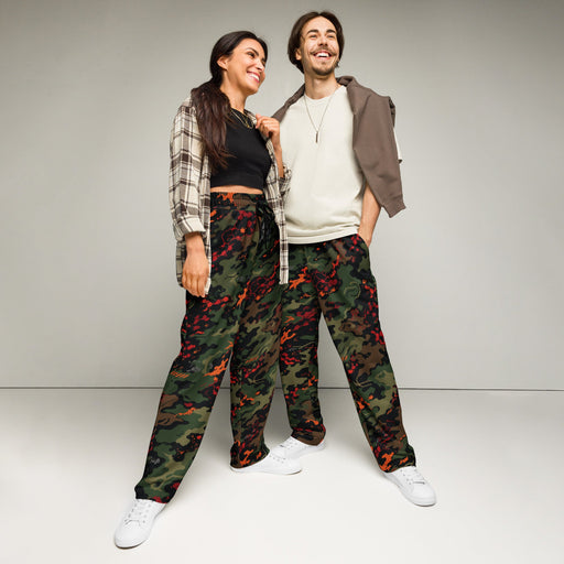 Emberborne Rescue Vanguard CAMO Unisex Wide-Leg Joggers - 2XS