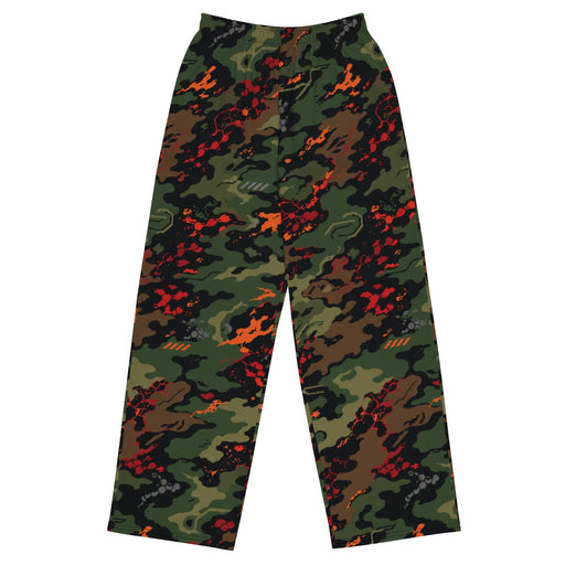 Emberborne Rescue Vanguard CAMO Unisex Wide-Leg Leisure Pants - 2XS - Pant