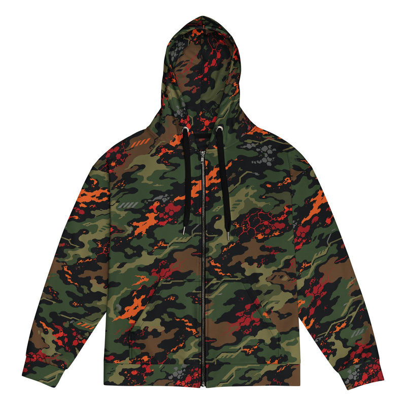 Emberborne Rescue Vanguard CAMO Unisex Zip Hoodie - 2XS