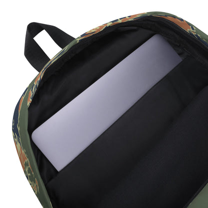 Equador Tiger Stripe Orange CAMO Backpack