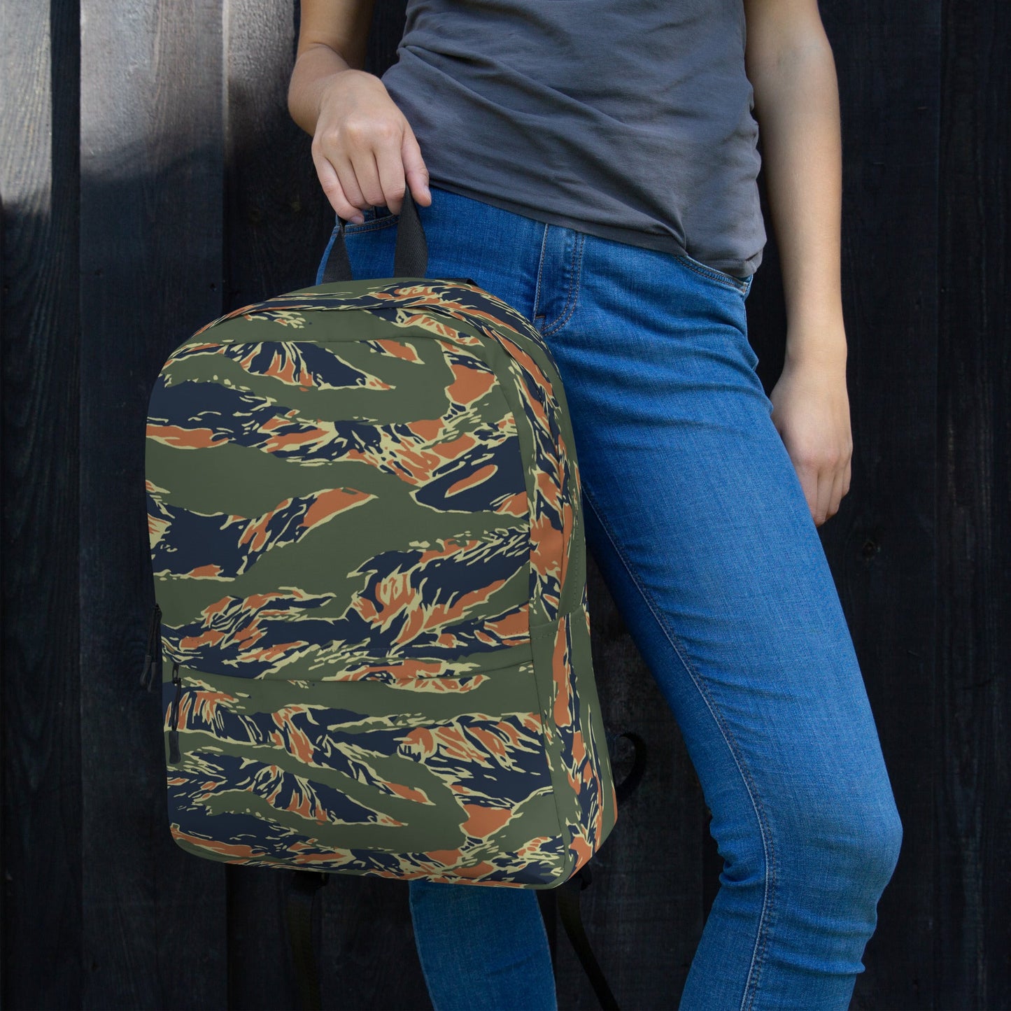 Equador Tiger Stripe Orange CAMO Backpack