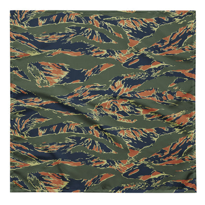 Equador Tiger Stripe Orange CAMO Bandana - L
