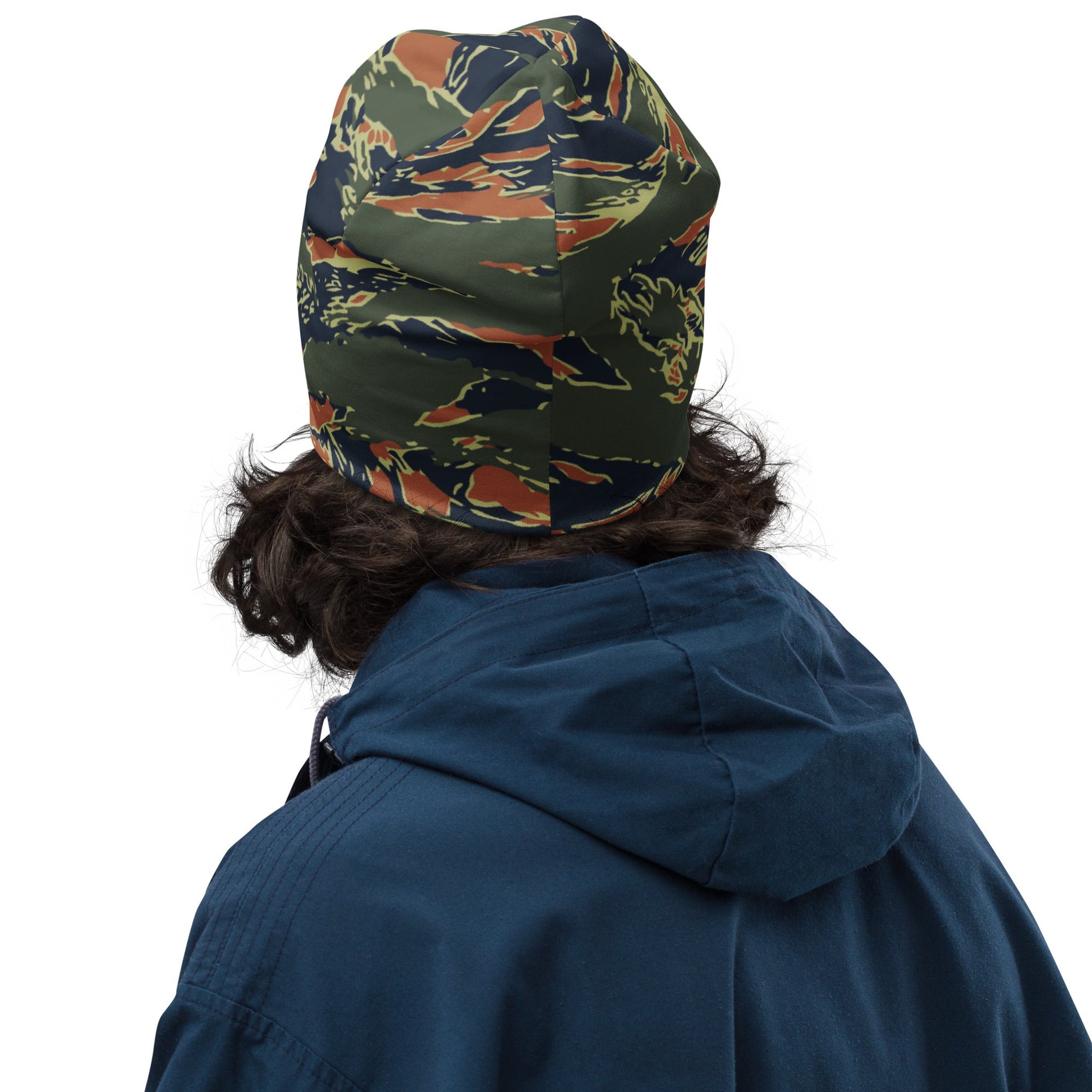 Equador Tiger Stripe Orange CAMO Beanie
