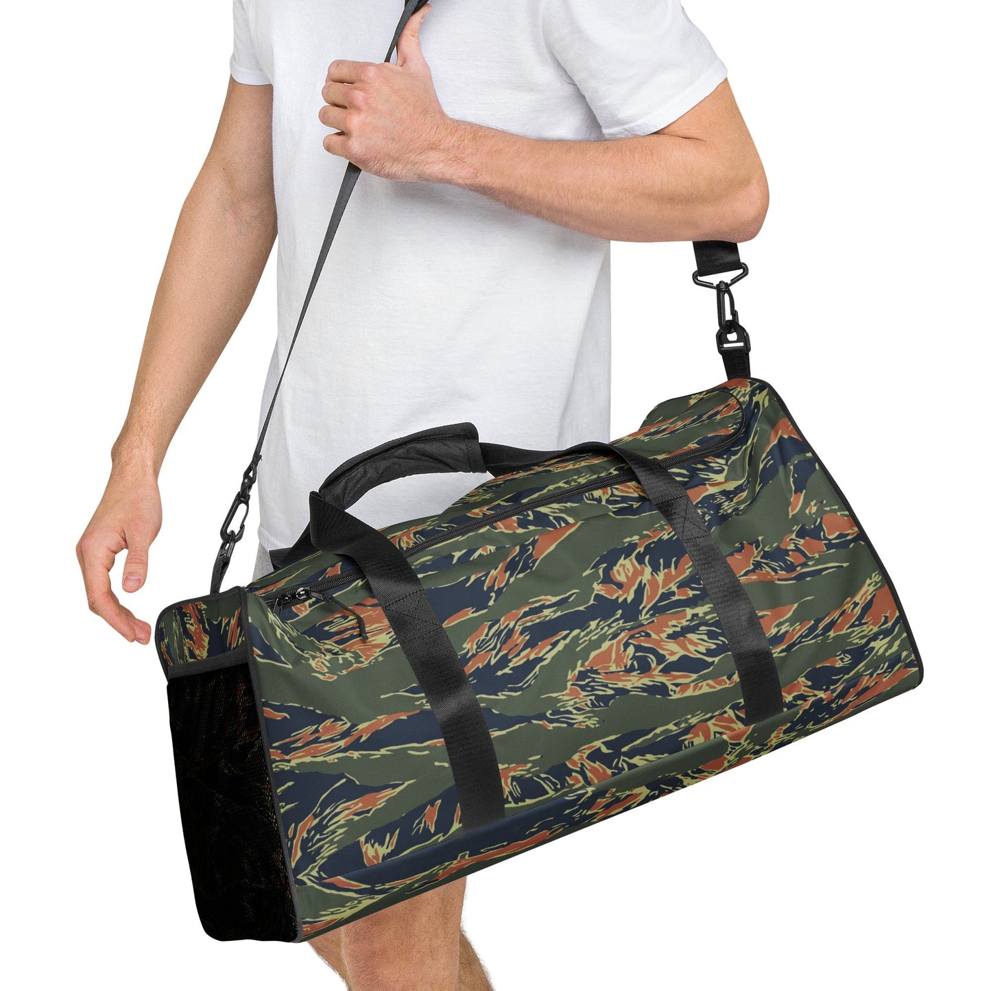 Equador Tiger Stripe Orange CAMO Duffle Bag