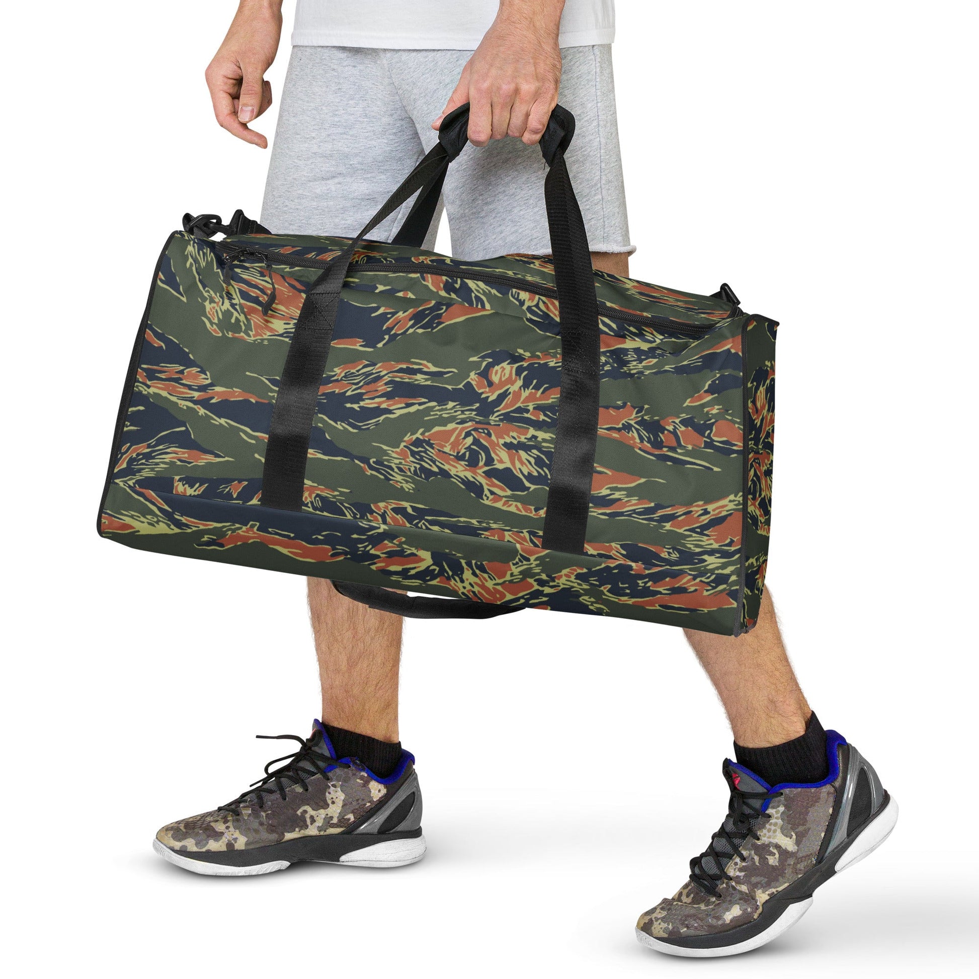 Equador Tiger Stripe Orange CAMO Duffle Bag