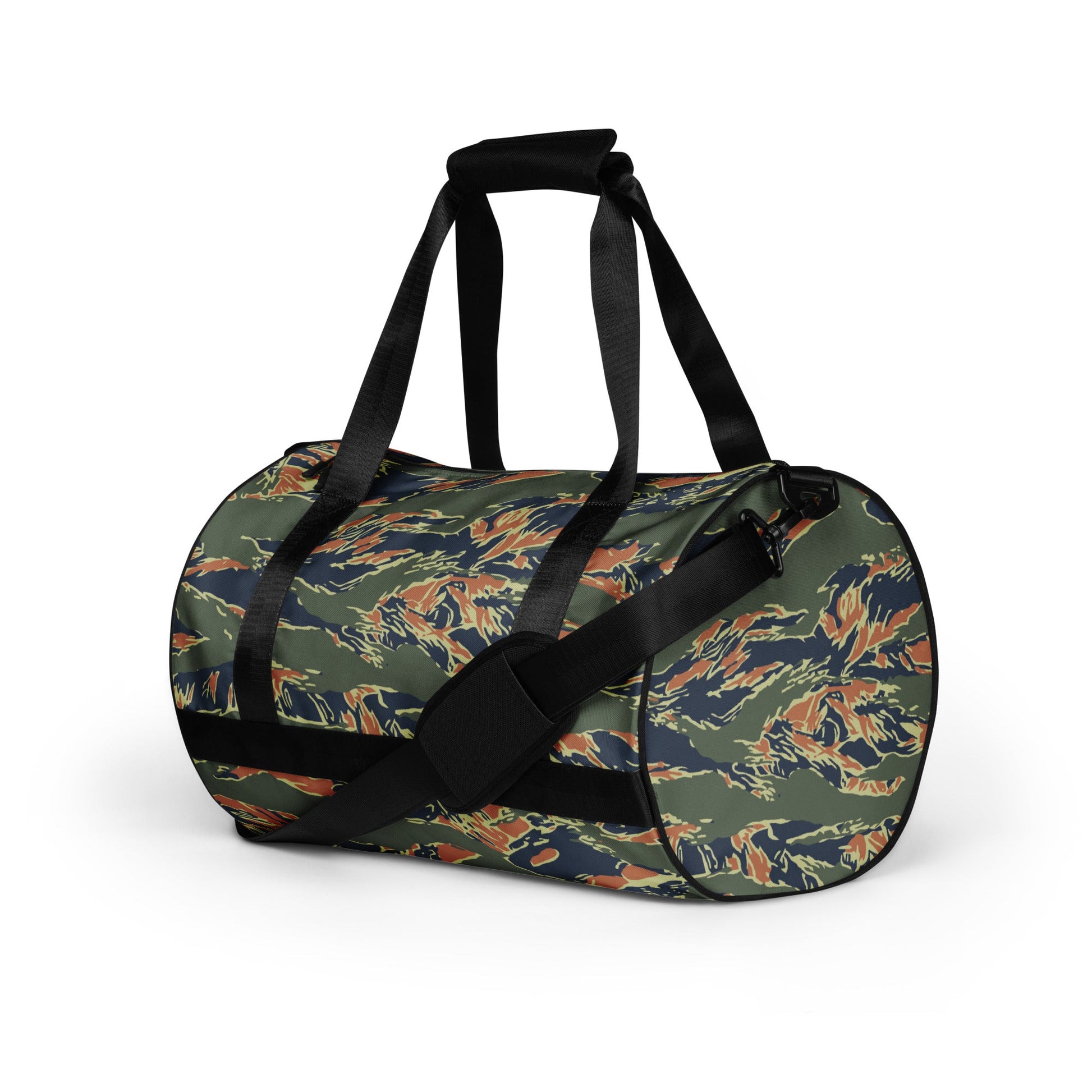 Equador Tiger Stripe Orange CAMO Gym Bag