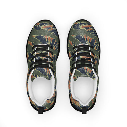 Equador Tiger Stripe Orange CAMO Mens Athletic Shoes