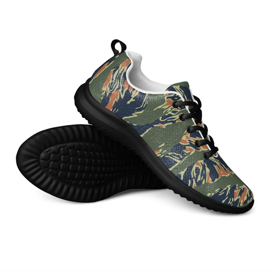 Equador Tiger Stripe Orange CAMO Mens Athletic Shoes - 5