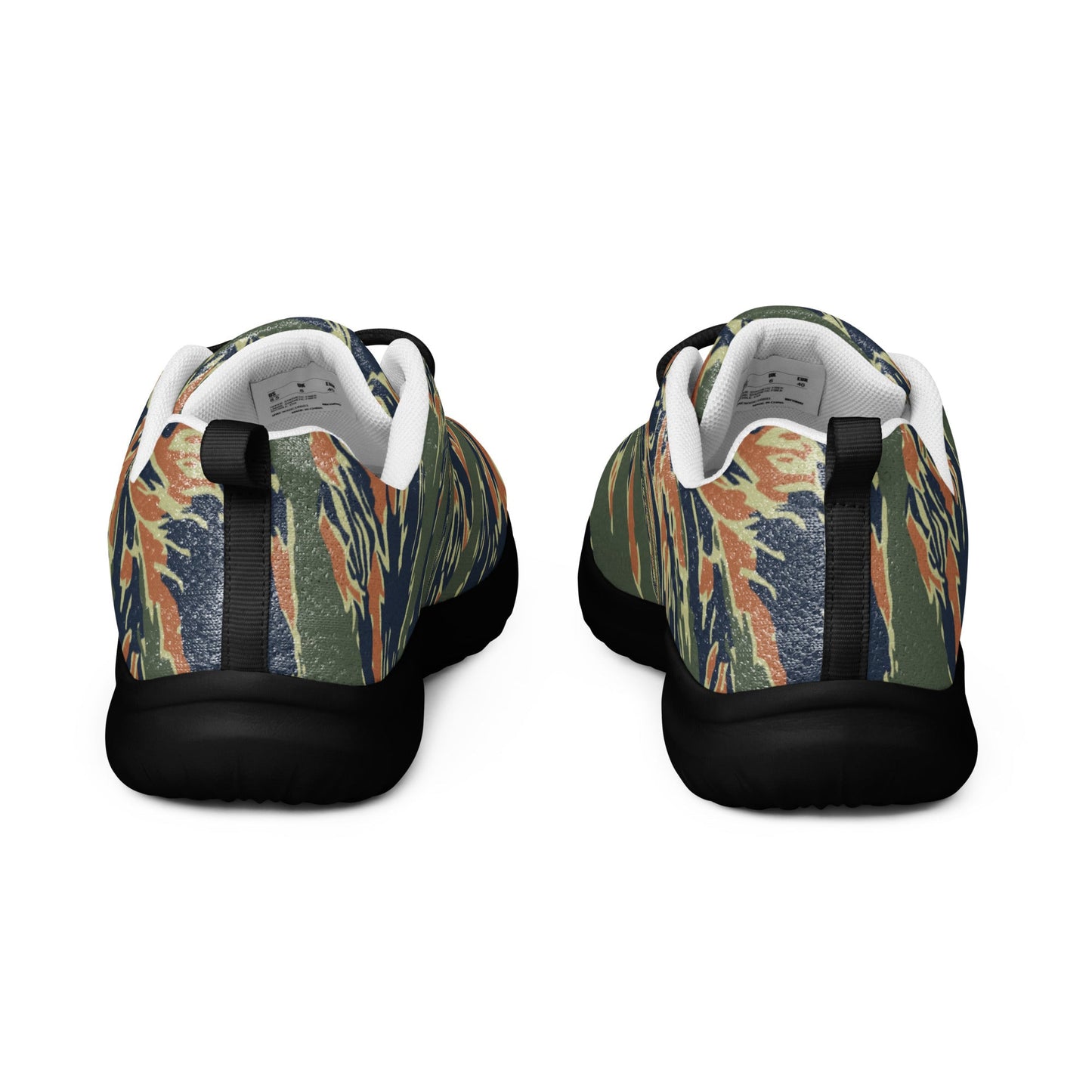 Equador Tiger Stripe Orange CAMO Mens Athletic Shoes
