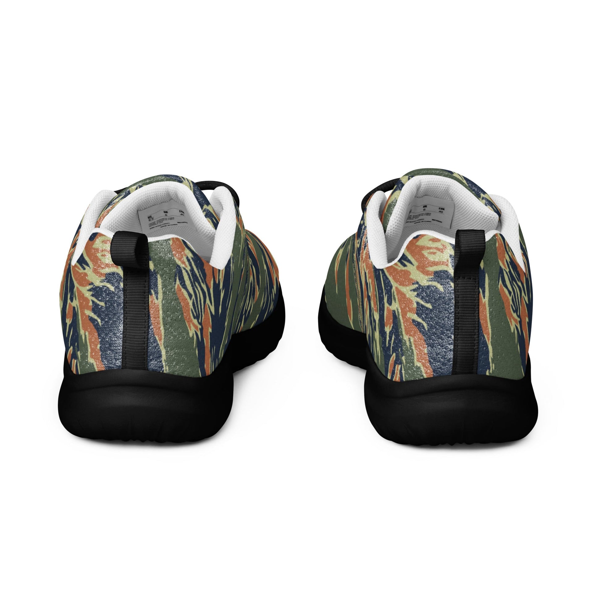 Equador Tiger Stripe Orange CAMO Mens Athletic Shoes