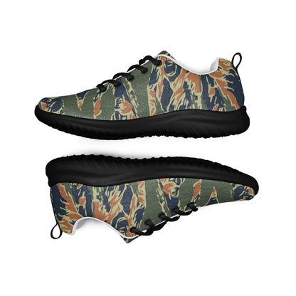 Equador Tiger Stripe Orange CAMO Mens Athletic Shoes