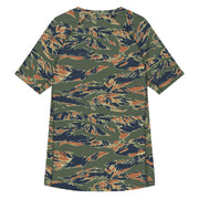 Tiger Stripe Volcanic Ember CAMO Mens Short-Sleeve Rash Guard - SS