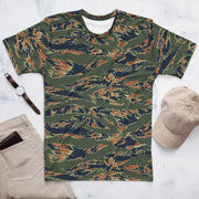 Tiger Stripe Volcanic Ember CAMO Mens T-Shirt - XS
