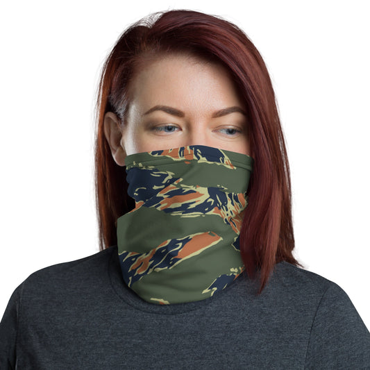 Equador Tiger Stripe Orange CAMO Neck Gaiter - Gaiters