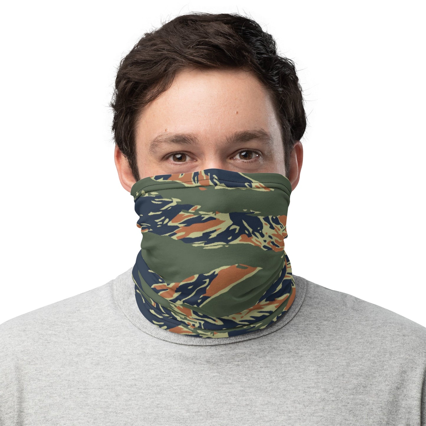 Equador Tiger Stripe Orange CAMO Neck Gaiter - Gaiters