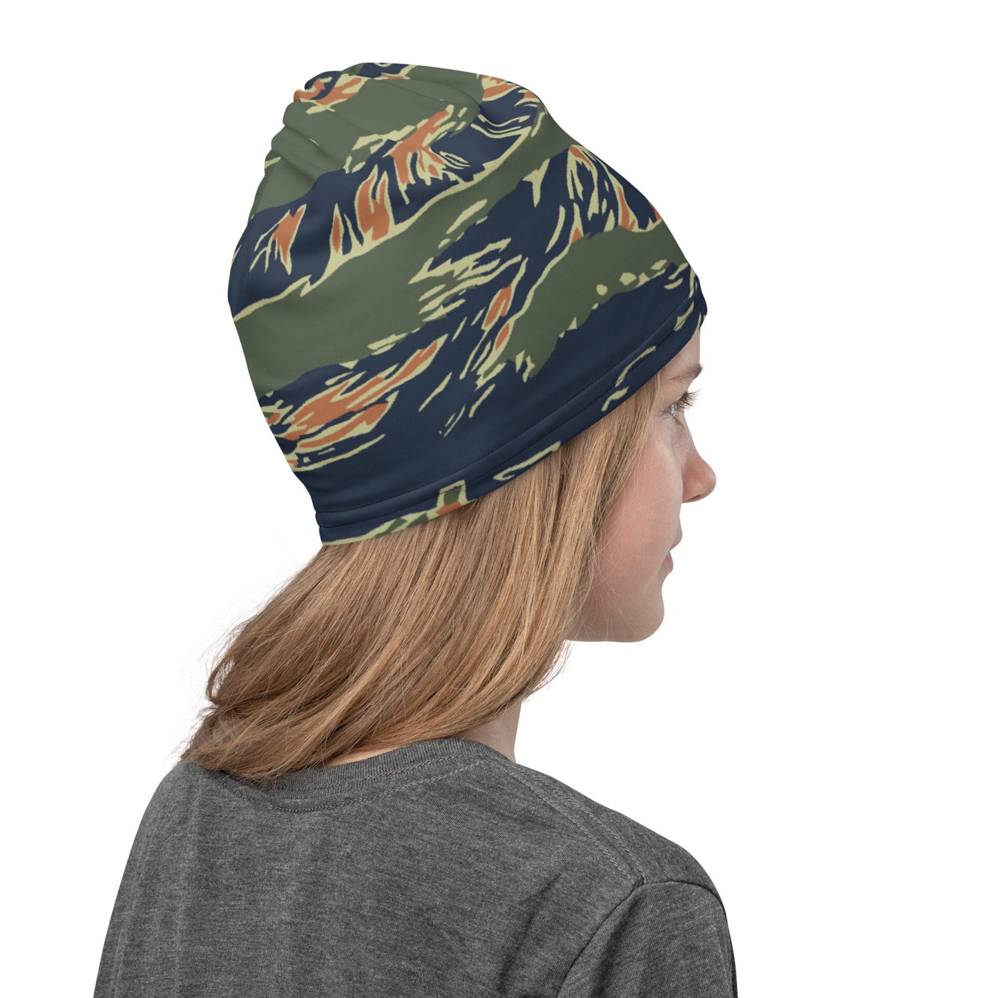 Equador Tiger Stripe Orange CAMO Neck Gaiter - Gaiters