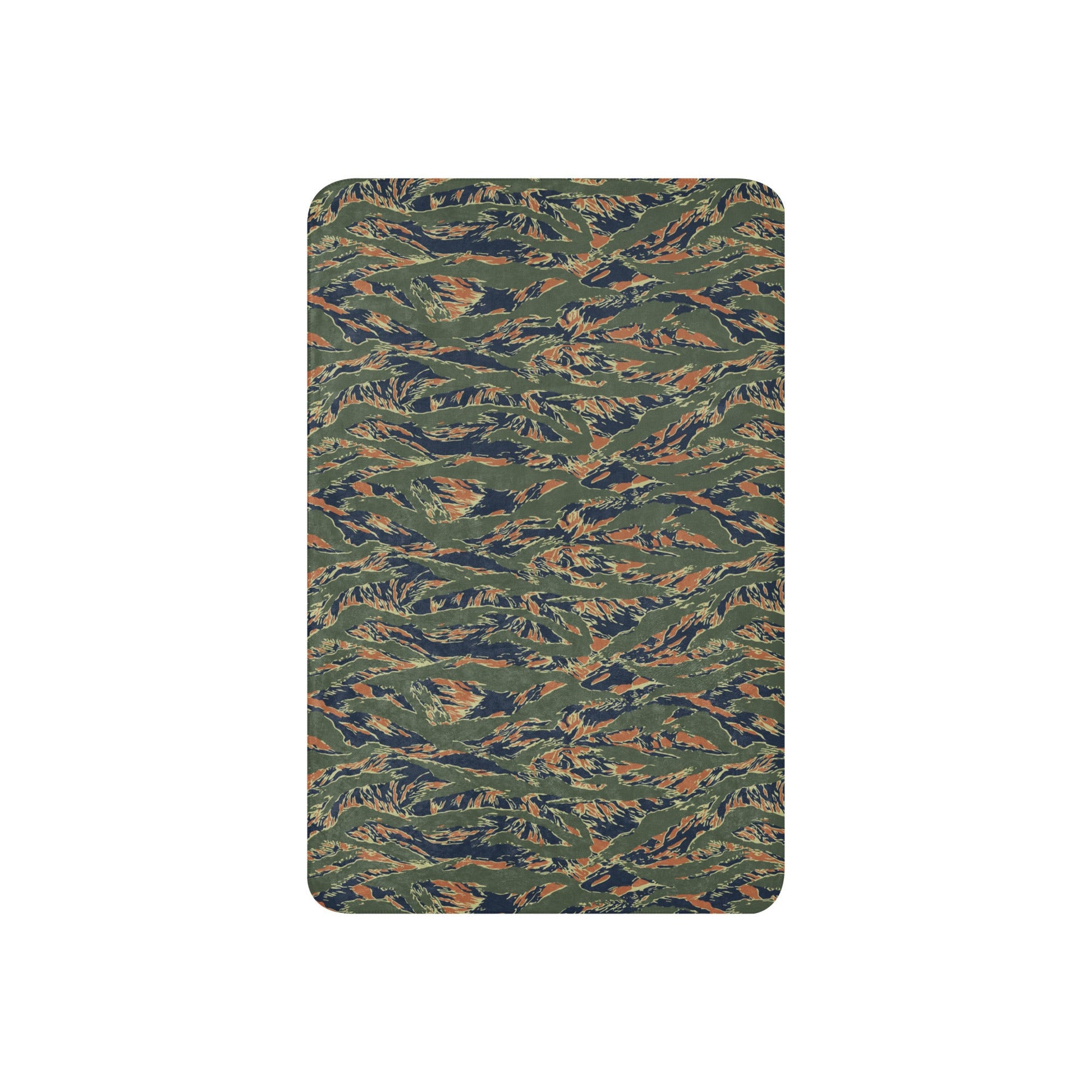 Equador Tiger Stripe Orange CAMO Sherpa Blanket