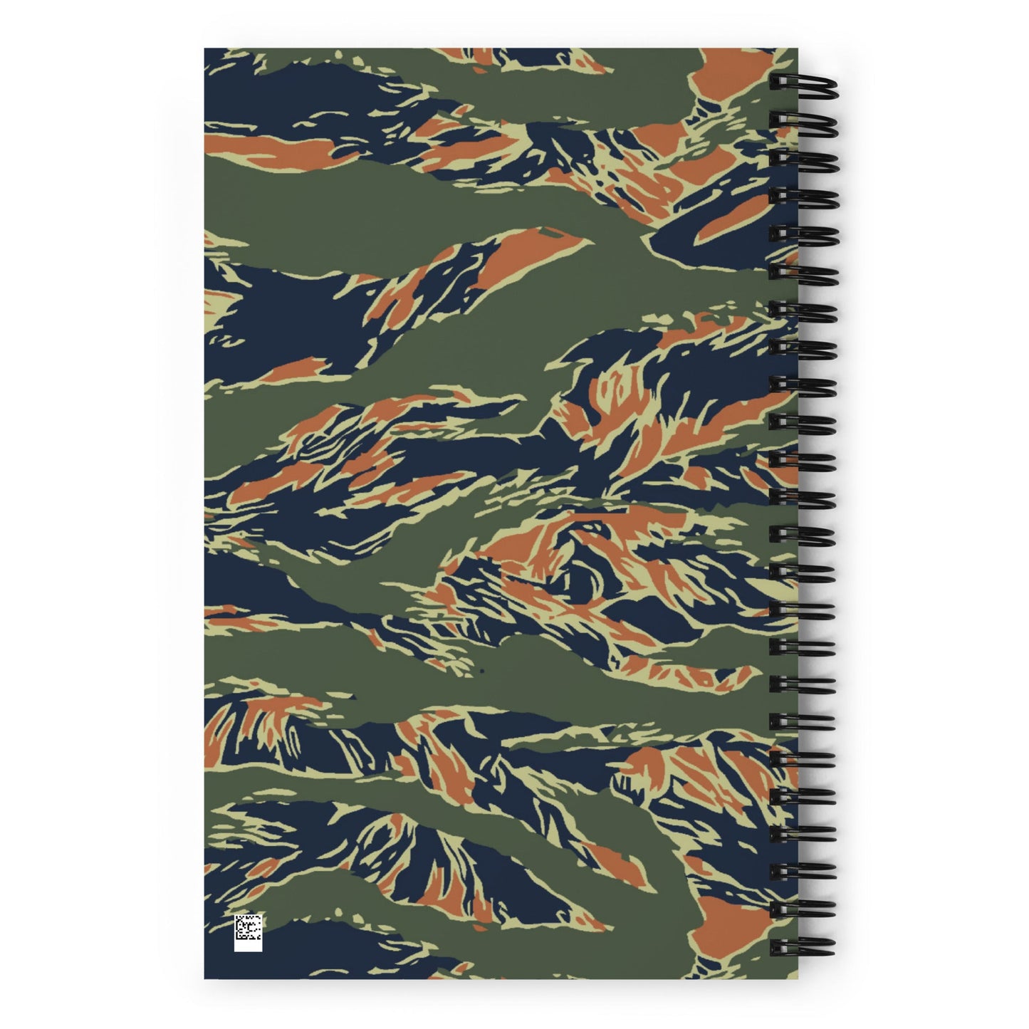 Equador Tiger Stripe Orange CAMO Spiral Notebook