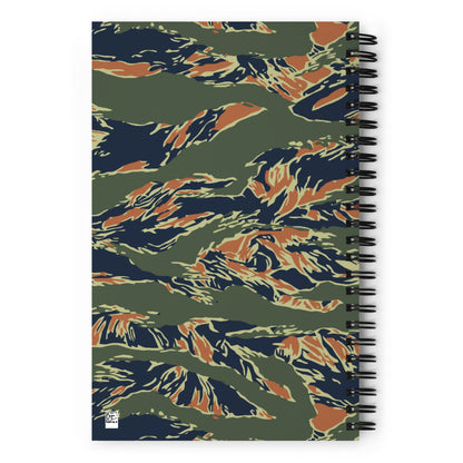 Equador Tiger Stripe Orange CAMO Spiral Notebook