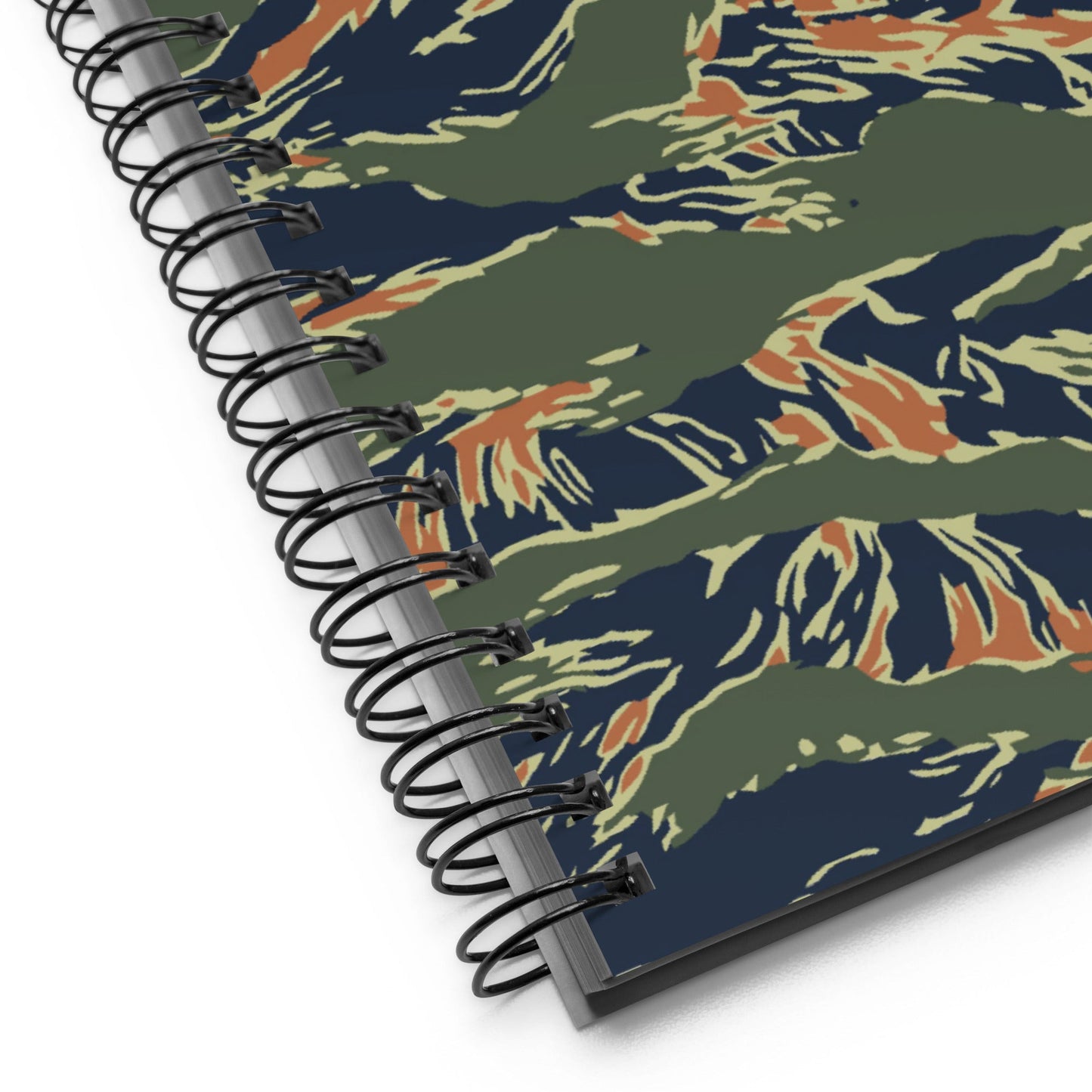 Equador Tiger Stripe Orange CAMO Spiral Notebook