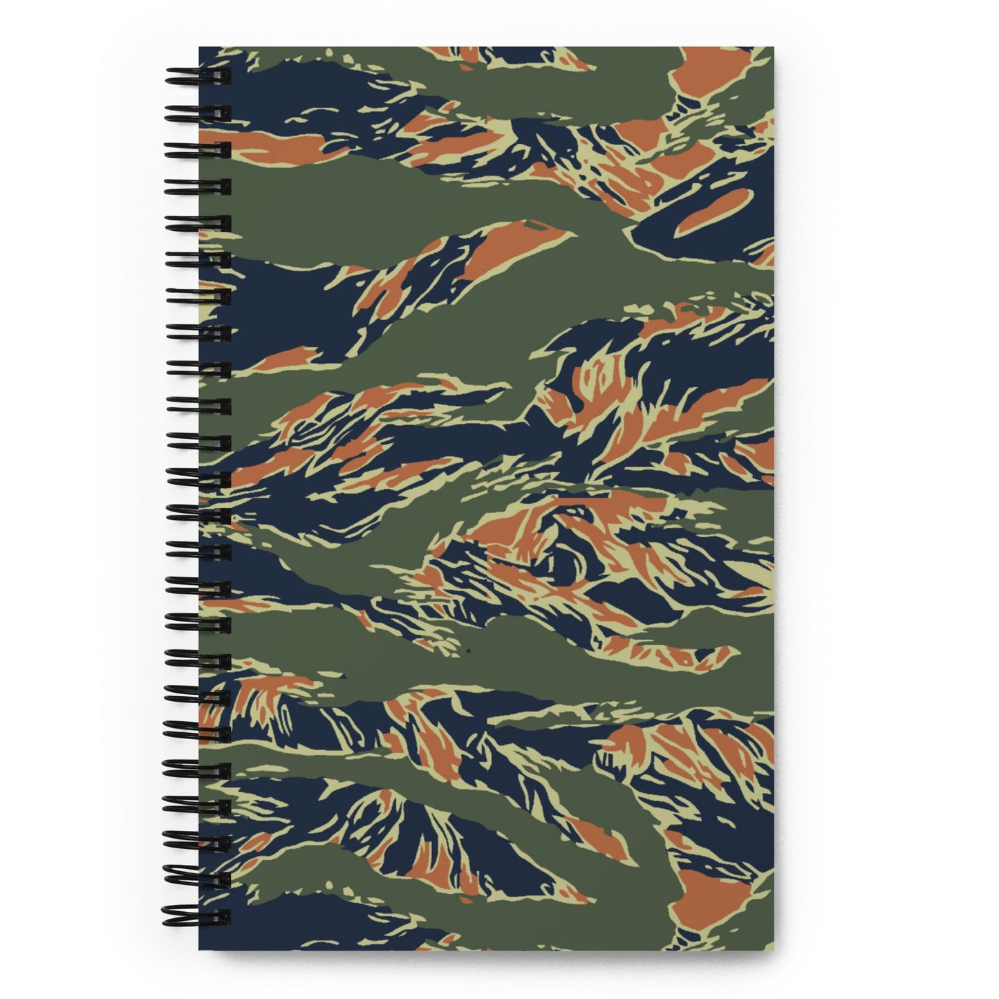 Equador Tiger Stripe Orange CAMO Spiral Notebook