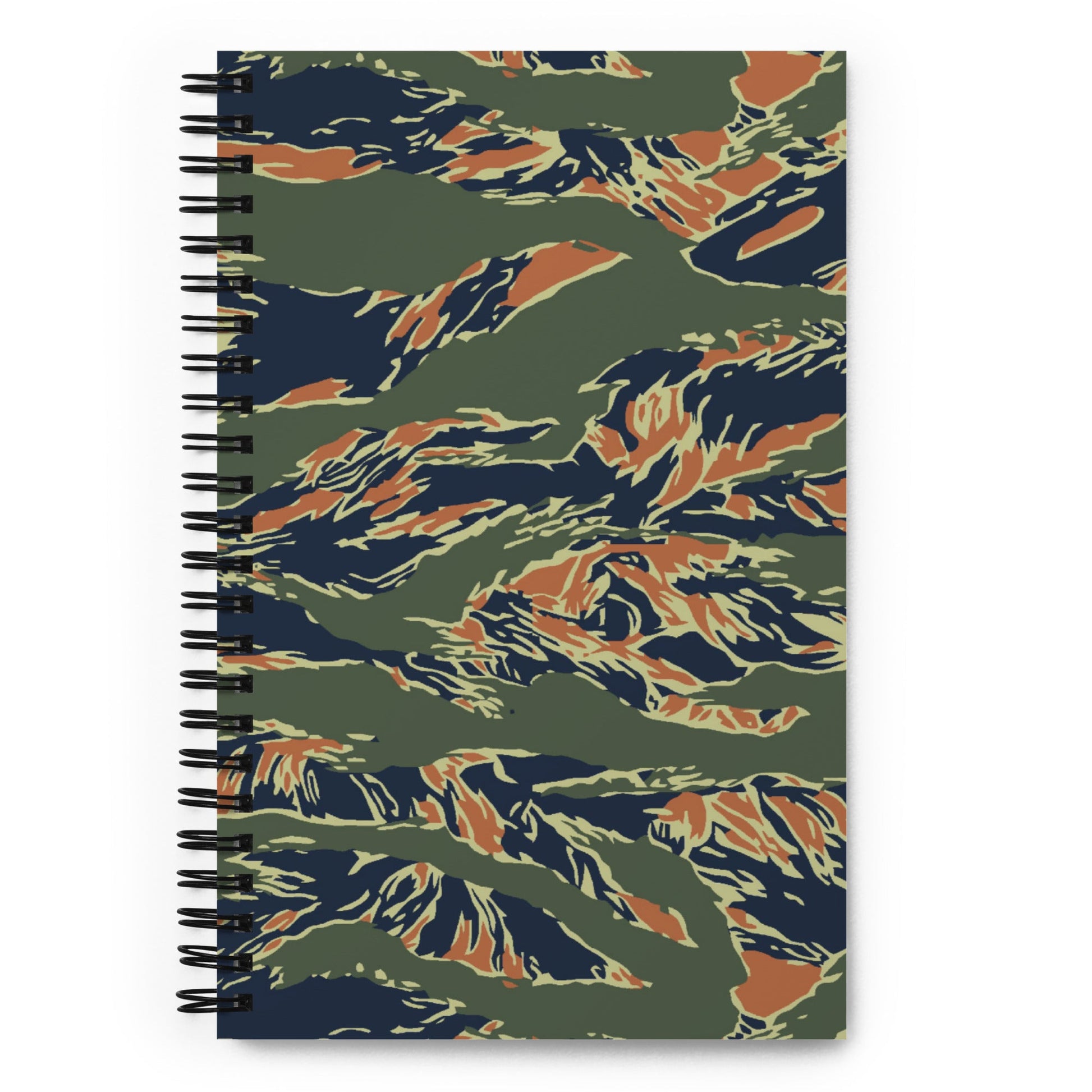 Equador Tiger Stripe Orange CAMO Spiral Notebook