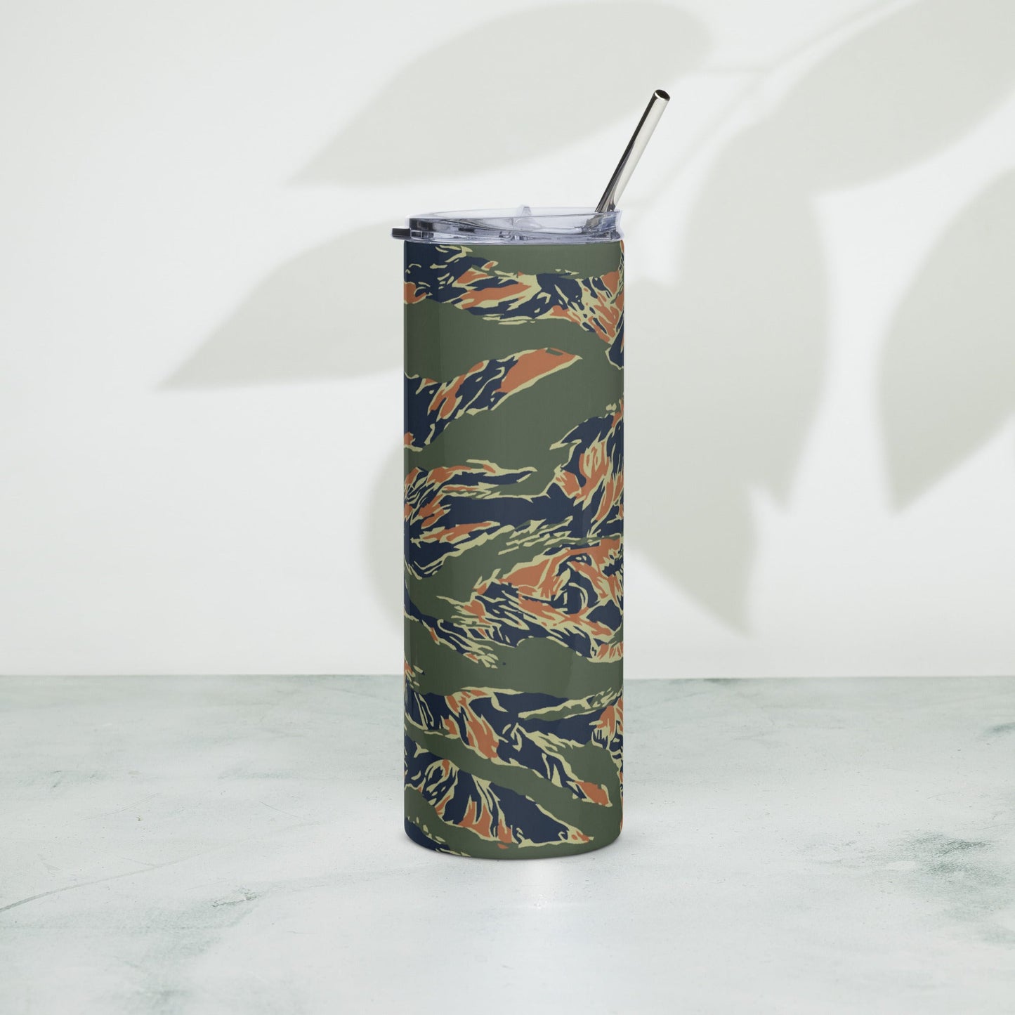 Equador Tiger Stripe Orange CAMO Stainless Steel Tumbler