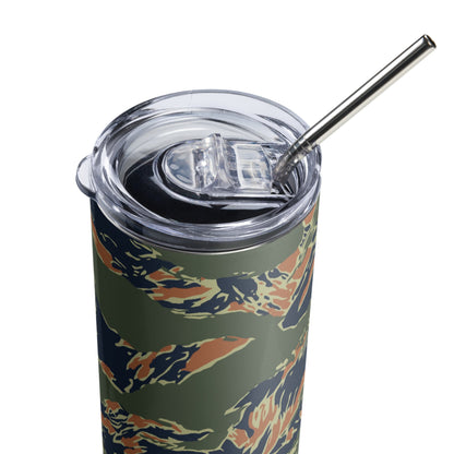 Equador Tiger Stripe Orange CAMO Stainless Steel Tumbler