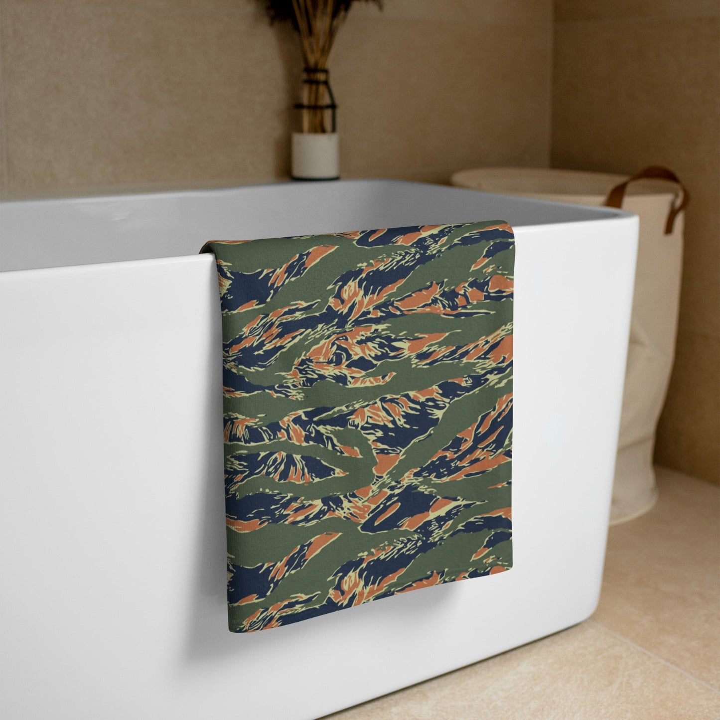 Equador Tiger Stripe Orange CAMO Towel