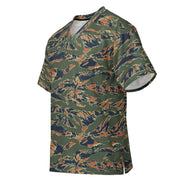 Tiger Stripe Volcanic Ember CAMO Unisex American Football Jersey