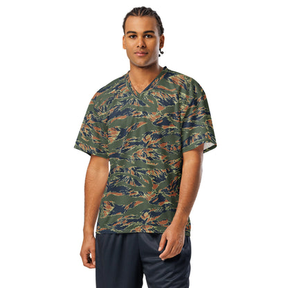 Equador Tiger Stripe Orange CAMO Unisex American Football Jersey