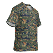 Tiger Stripe Volcanic Ember CAMO Unisex American Football Jersey