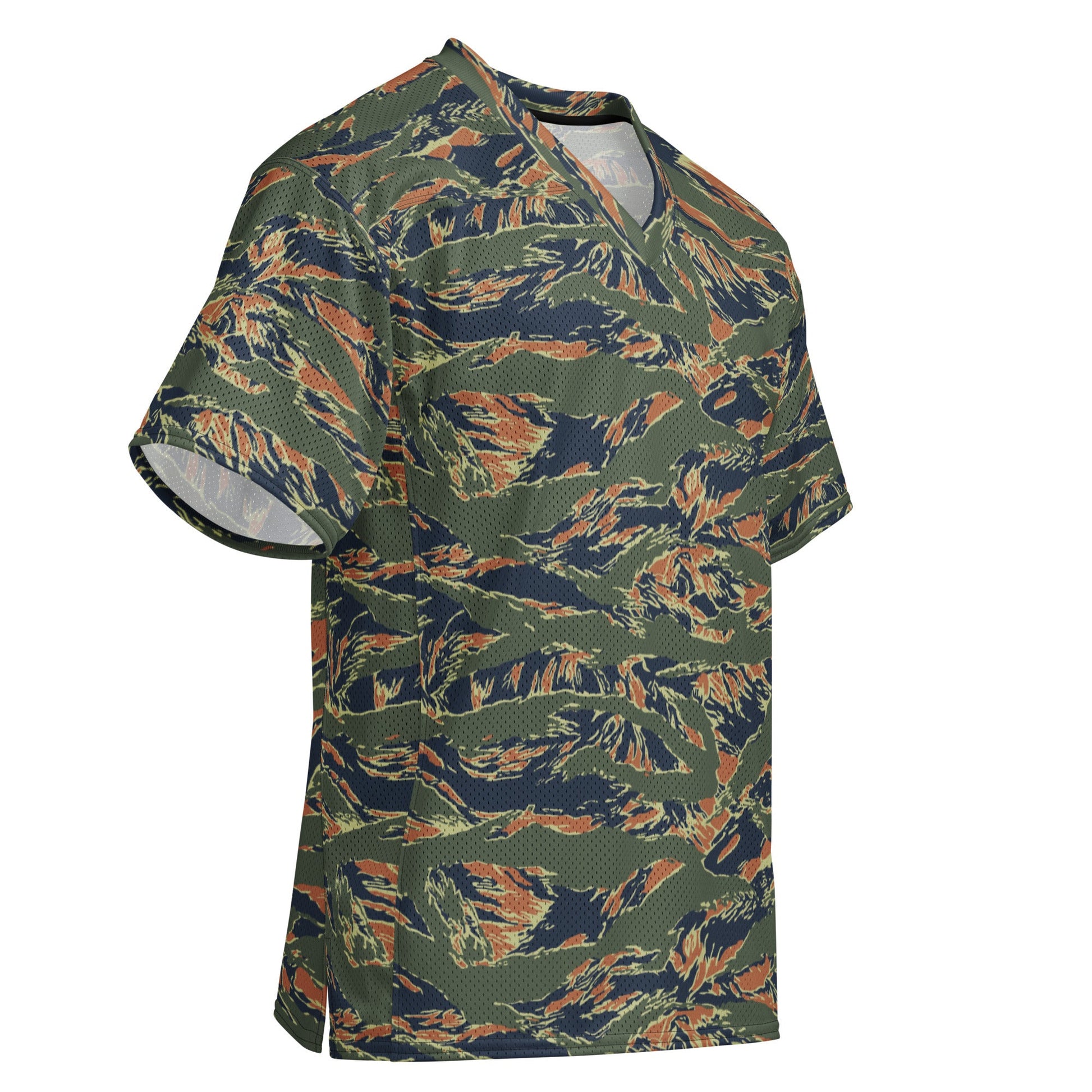 Equador Tiger Stripe Orange CAMO Unisex American Football Jersey