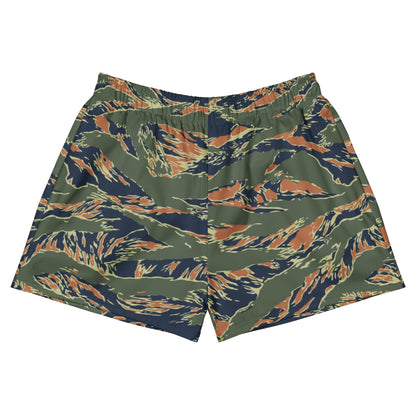 Equador Tiger Stripe Orange CAMO Unisex Athletic Shorts