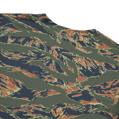 Equador Tiger Stripe Orange CAMO Unisex Baseball Jersey