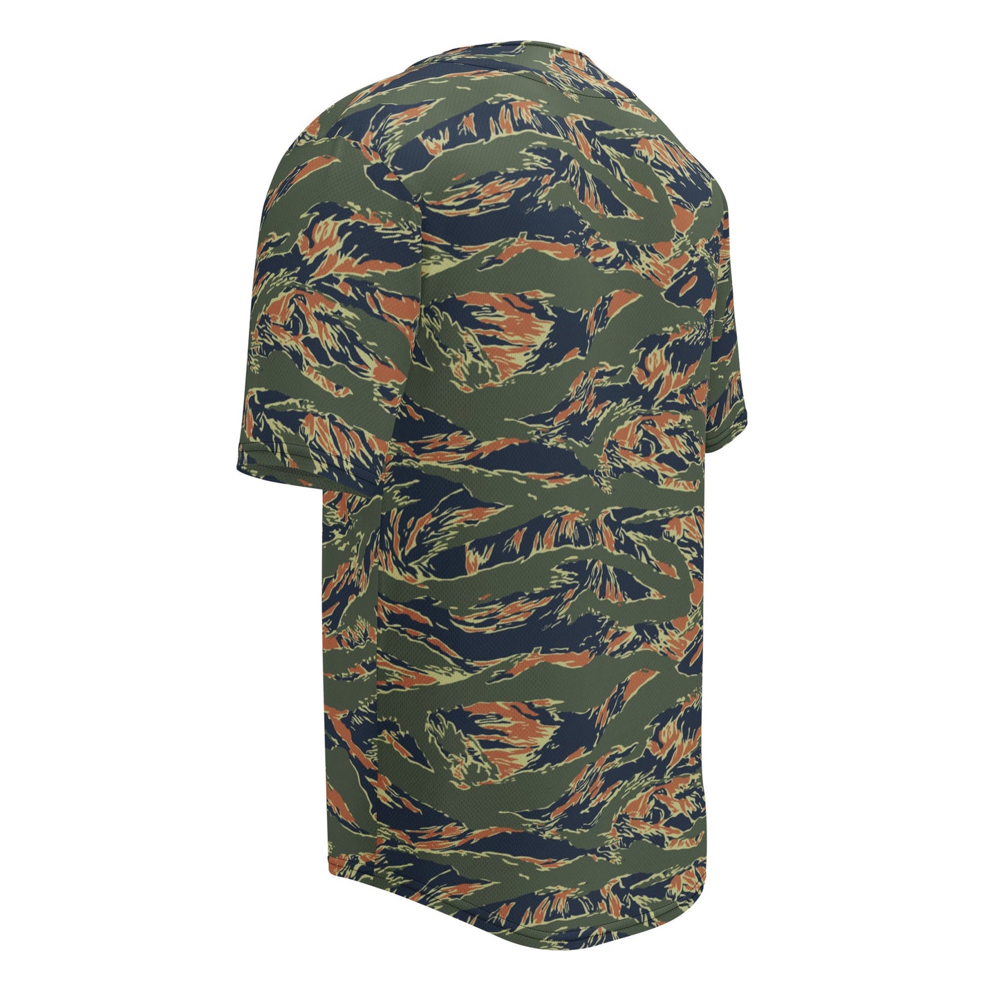 Equador Tiger Stripe Orange CAMO Unisex Baseball Jersey