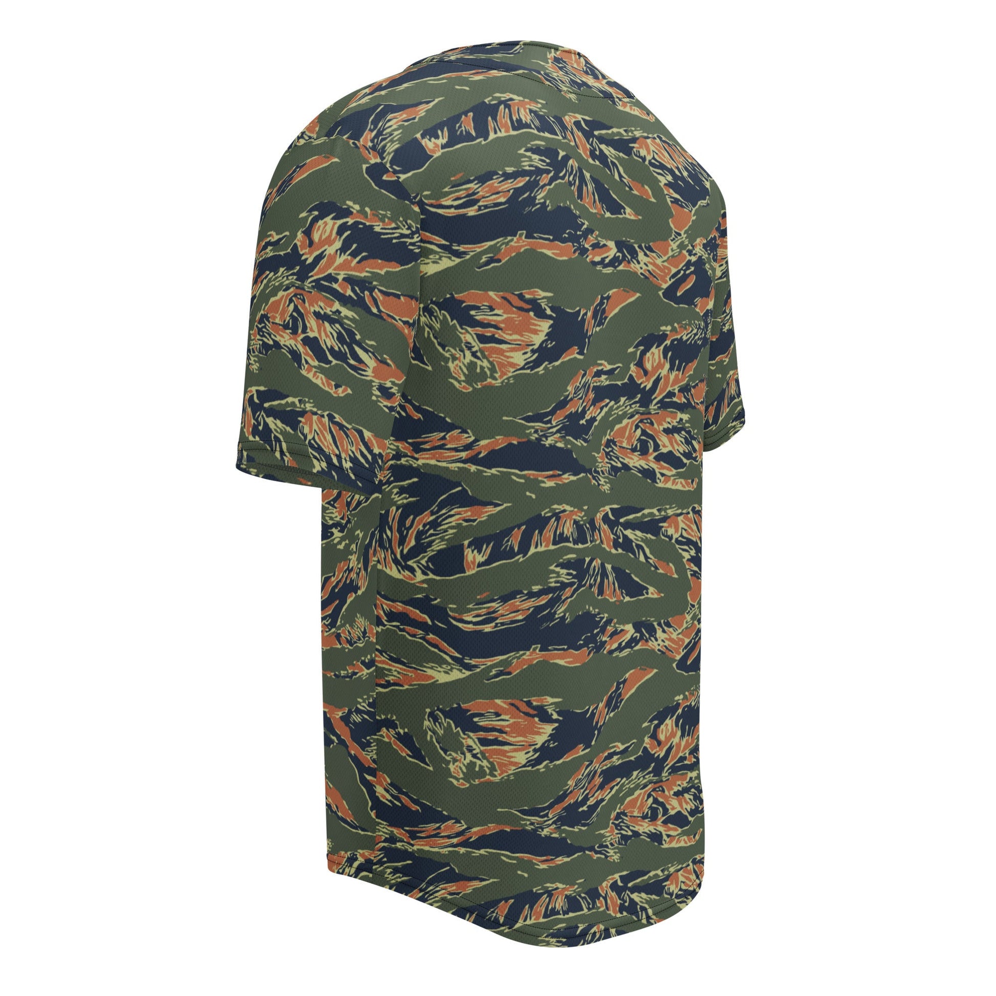 Equador Tiger Stripe Orange CAMO Unisex Baseball Jersey